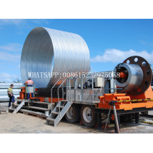 Full automatic Corrugated metal culvert pipe making machine