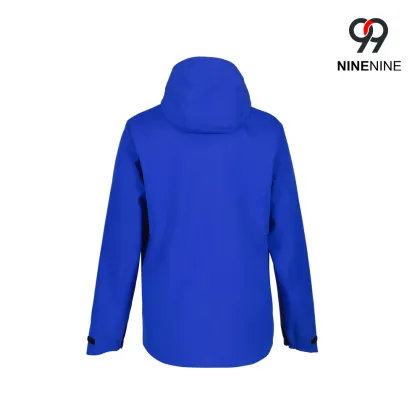 Men Storm Flap Hooded Waterproof Jacket
