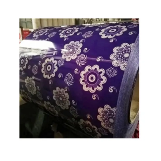 ppgi prin-tech grain laminated flower steel coils