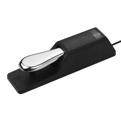 Universal Sustain Pedal for MIDI Keyboards, Synthesizers, and Organs: Enhance Your Performance with Piano-Style Action