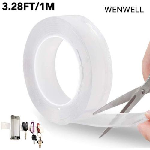 Red Acrylic Adhesive White Pet Tape