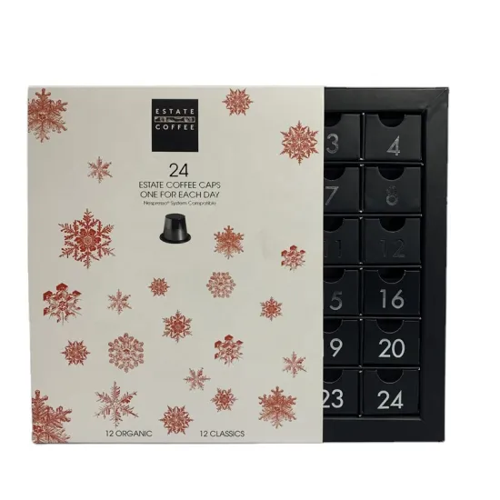 24 pcs coffee capsules for nespresso advent calendar
