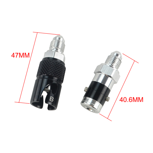 PQY - Aluminum AN-3 AN3 Motorcycle Brake Line Hose Fluid Quick Release Connect Fitting Adapter Kit for Honda for Yamaha KTM