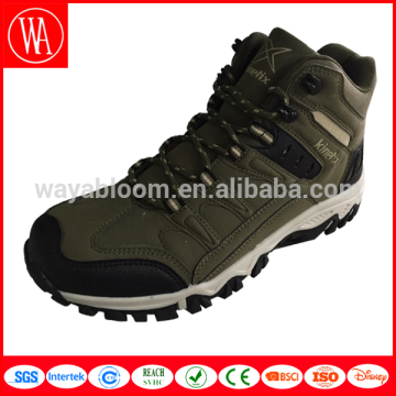 Smart anti-skid waterproof buckle lace up boots