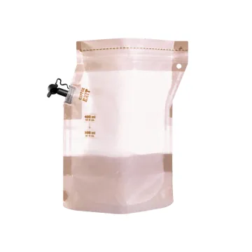 16 Oz Liquid Stand Up Pouch With Resealable Closure