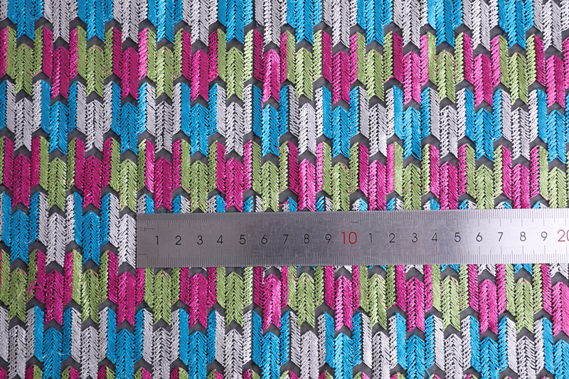 Arrows Design Embroidery Fabric