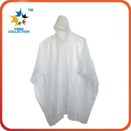 ladies camouflage long transparent long pvc poncho raincoat