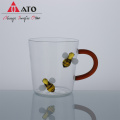 Cartoon Caracter Glass 3d tasse animal en verre animal tasse