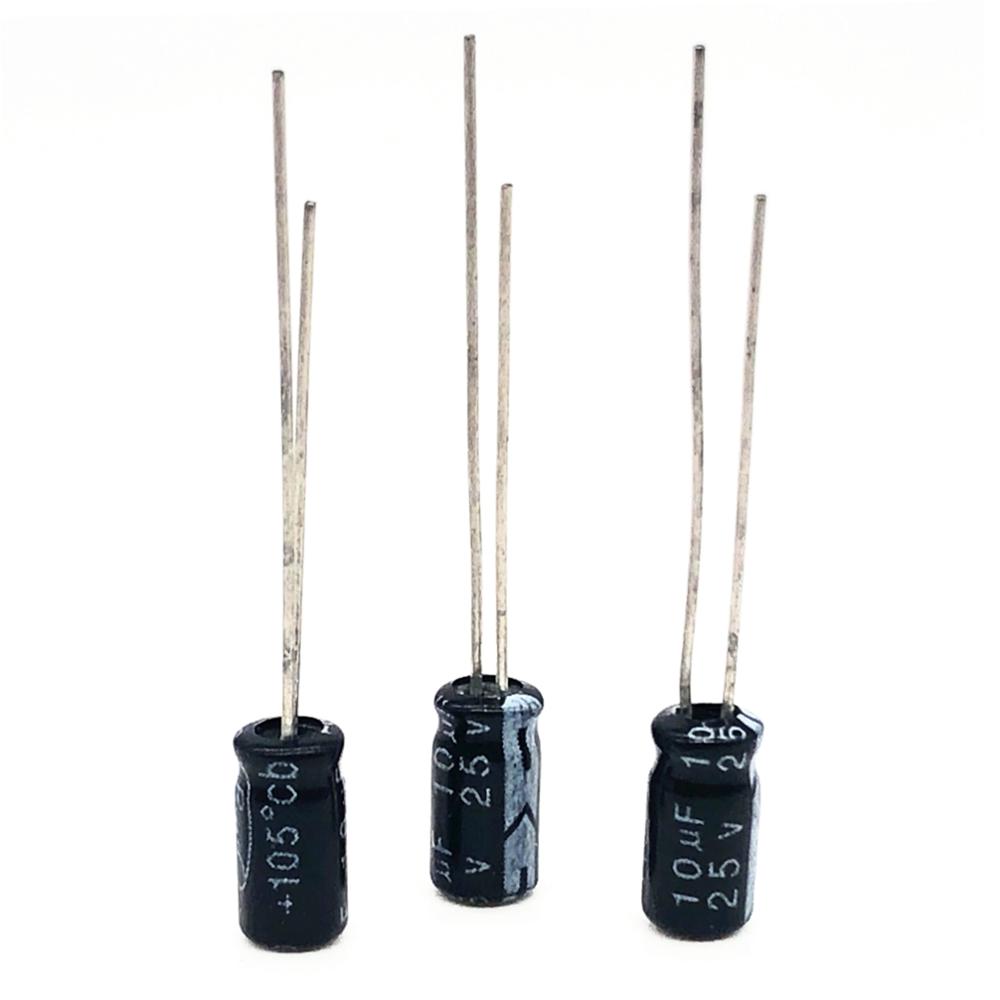 25V 10UF 4*7 aluminum electrolytic capacitor 10uf 25v 20%