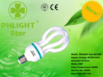 2013 New Product T4 4U Lotus 65W Energy Saver