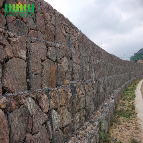 Caja soldada con autógena al por mayor de Gabion para las paredes