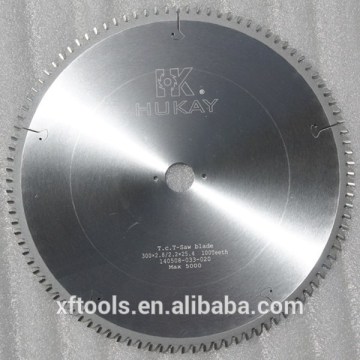 300mm high qulaity carbide saw T.C.T saw blade for cutting aluminum profile