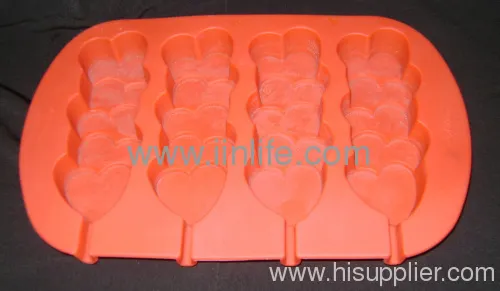 Wilton Silicone Stacked Hearts Cake Pan Or Mold For Cake Pops, Candy, Soap 