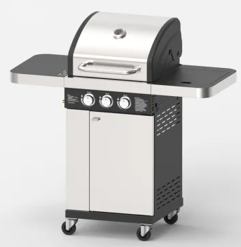 Household Kitchen Easily Assembled Bbq Grills With Cupboard Stainless Steel Gas Bbq Grills