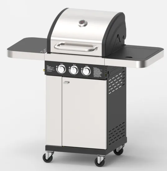 Household Kitchen Easily Assembled Bbq Grills With Cupboard Stainless Steel Gas Bbq Grills