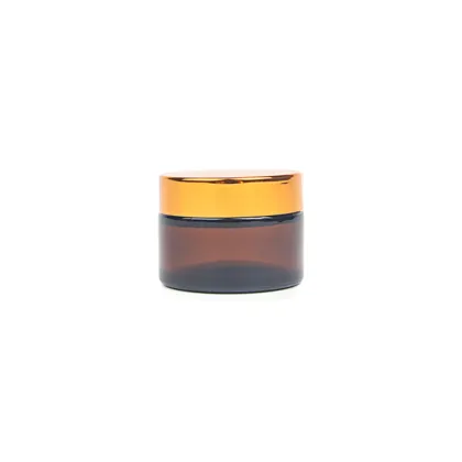 50ml Amber Skin Cream Glass Jar