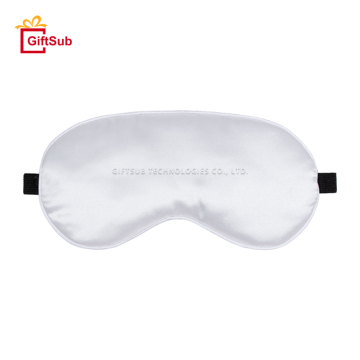 Großhandel Luxus -Sublimation Blackout Sleep &amp; Travel Eye Masken in Seide