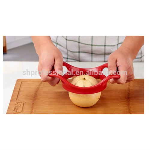 Apple Slicer / Cutter and Corer with easy Rubber Grip Handles and Stainless Steel Blades