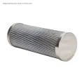 Metal powder sintered titanium rod filter element