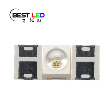 480nm Single Color Dome Lens SMD LED 60-Degree