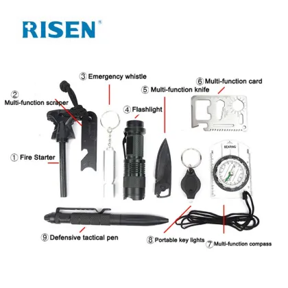 Multi-Function Wilderness Military Survival Gear Kit