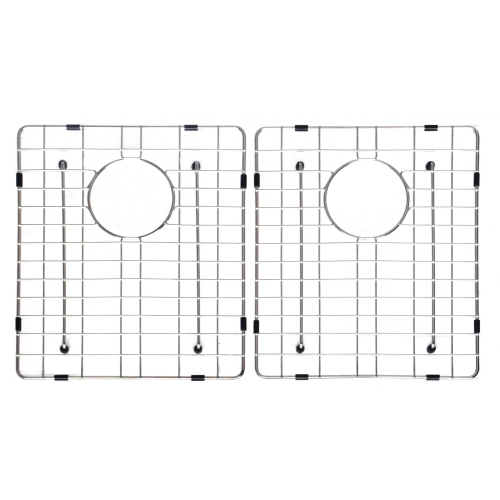 Stainless steel draining rack grid with legs