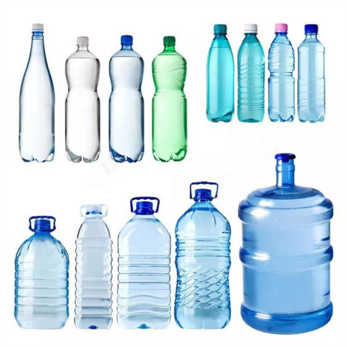 Botella de agua de plástico de plástico de tereftalato de polietileno