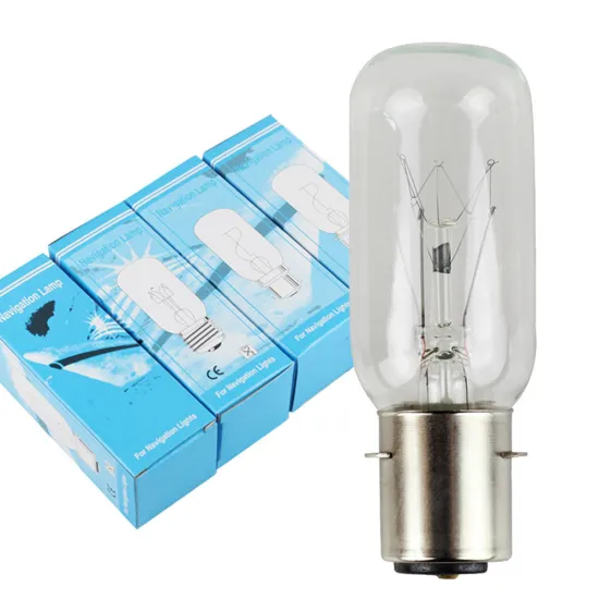 High Quality T38 65W P28S 2700K 24V/220V Halogen Lamp Bulb - Marine Navigation Light CE RoHS