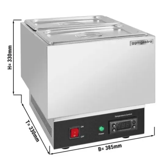 Chocolate Tempering Machine Melter Double Pot Chocolate Meting Machine