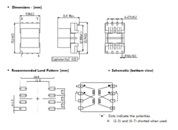 Power pluse transformer for Electrical Control System