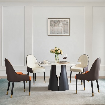 Modern PU Leather Upholstered Dining and Living Room Chairs