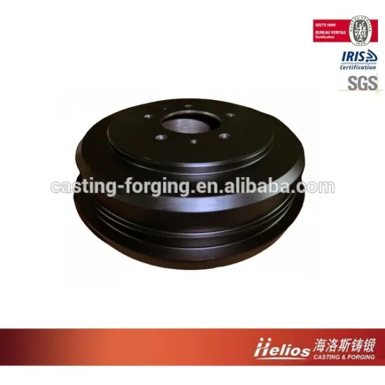 GG25 heavy duty truck-trailer axle brake drum