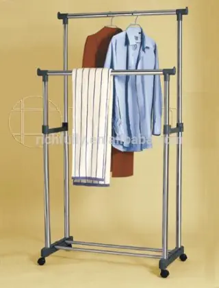 Foldable Household / Supermarket aluminum Hanging Clothes Drying Rack