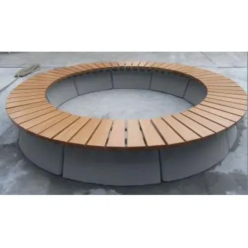 Solid Wood bench, Round bench