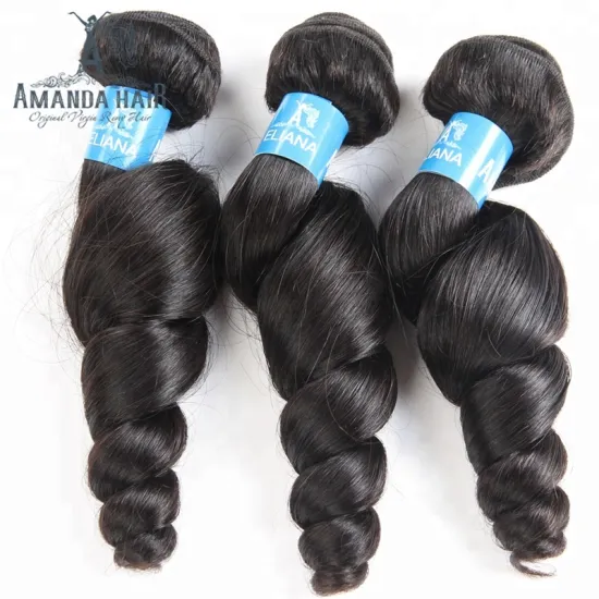 Mink Brazilian Hair Vendor Supply Cheap Weft Hair Extension Natural Loose Wave Hair