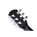 36 -дюймовая черная акустическая гитара