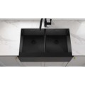 Azzar li ma jsaddadx fardal iswed quddiem sink tal-farmhouse moderna