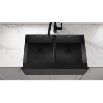 Stainless Steel Black Apron Front Modern Farmhouse Sink