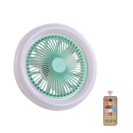 Hot Design LED Ceiling Light with Integrated Fan - High Configuration E27 Cable Lamp