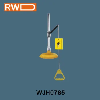 Wall mounted eye wash