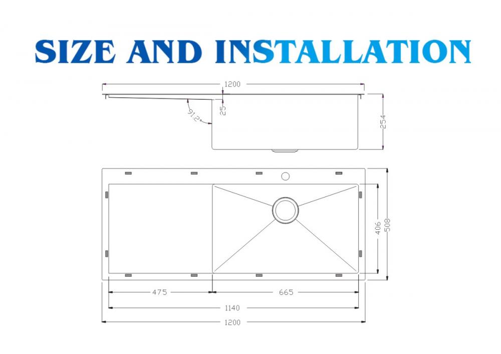 Drainboard Sink