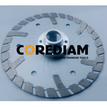 Cortador seco do granito 5Inch com flange