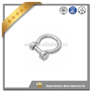 Professional foundry forged stainless steel sailboat moving head shackle