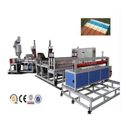 JLD 300kg/Hr Plastic PVC Corrugated Roofing Sheet Making Machine
