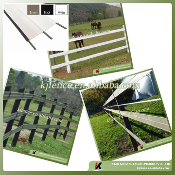 FX-108E 108mm/4.25" wide flex rail horse safety fence with electric on top