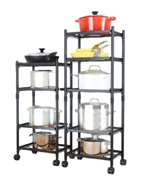 Multi-Layer Square Pan and Pot Lid Organizer Rack
