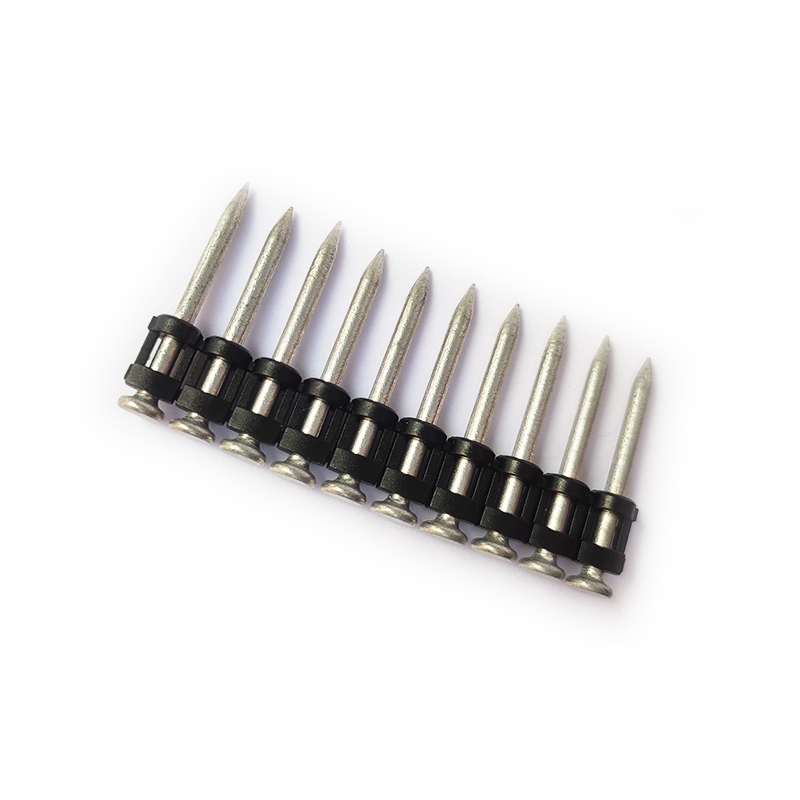 Black striped gas nails