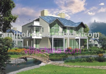 China AMJ House:steel structure villa