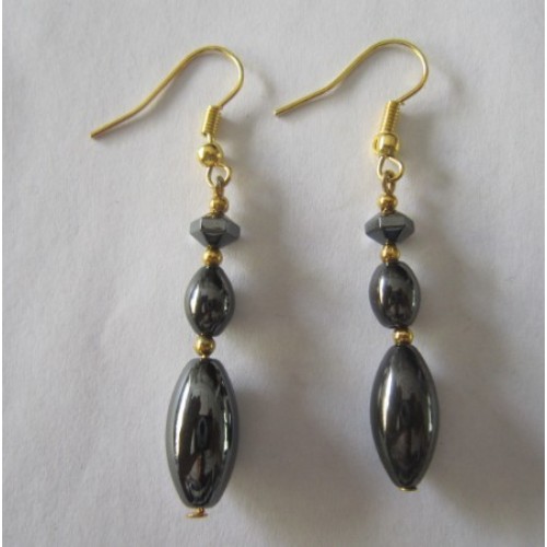 Hematite Earring