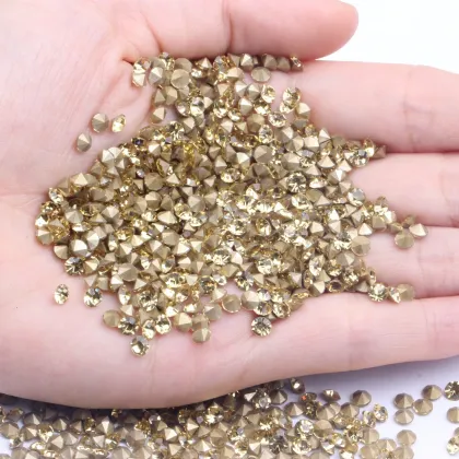 High Quality Chaton Glass Stones SS33-SS38 Crystal Point Back Rhinestones for Wholesale